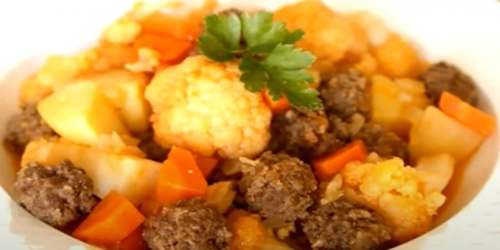 Fırında Köfteli Karnabahar Tarifi