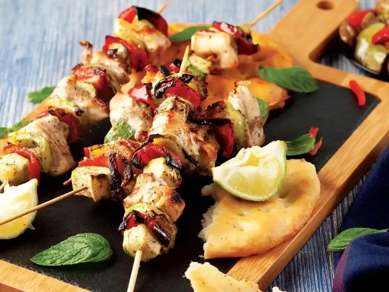 Sebzeli Tavuk Şiş Tarifi