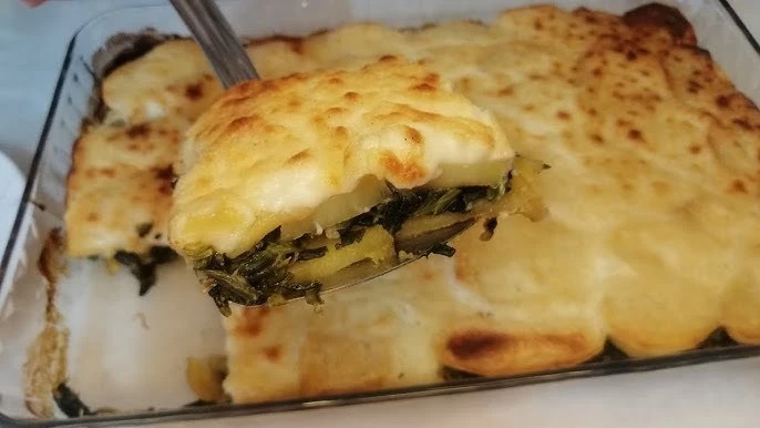 Patatesli Ispanak Graten Tarifi