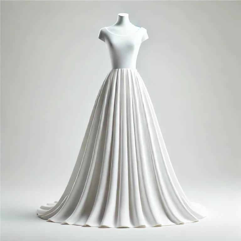 Düz Elbise Gelinlik