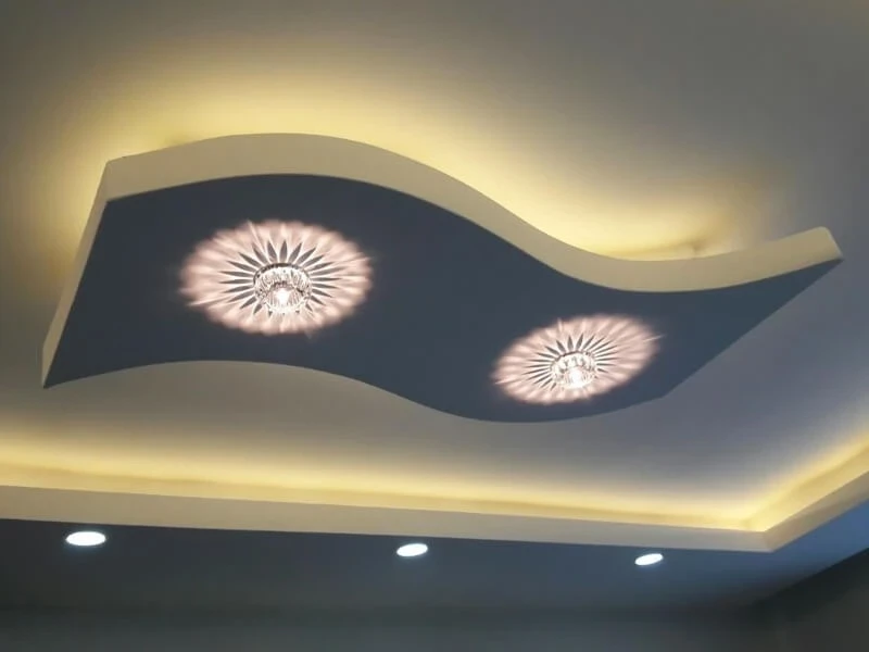 Led Ve Spotlu Hazır Asma Tavan Örnekleri