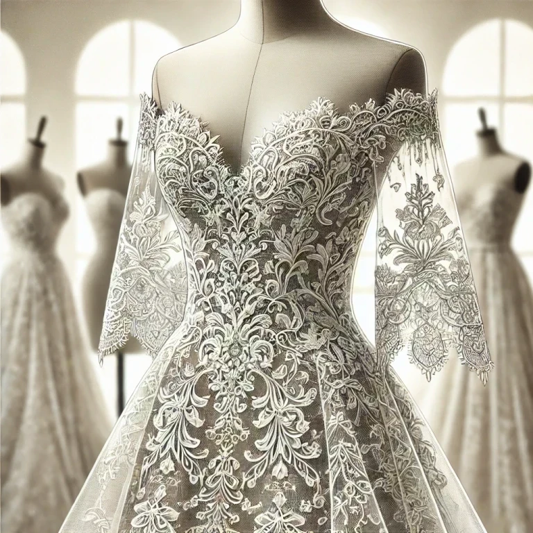 Güpürlü Gelinlik Modelleri