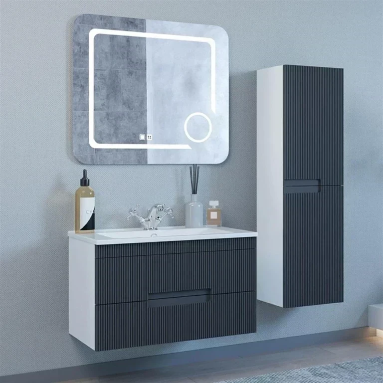 Antrasit Banyo Dolabı