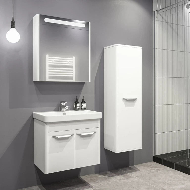 60 Cm Dolaplı Lavabo