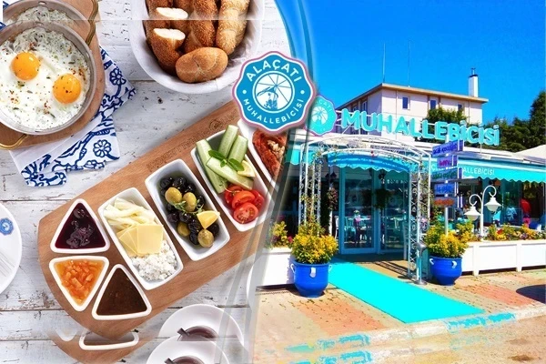 Alaçatı Muhallebicisi’nde Serpme Kahvaltı Keyfi