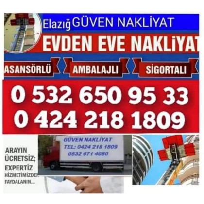 Elazığ Şehir İçi Evden Eve Nakliyat