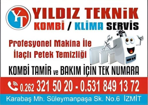 Yıldız Teknik Kombi Servisi