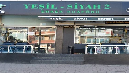 Yeşil Siyah Erkek Kuaforü
