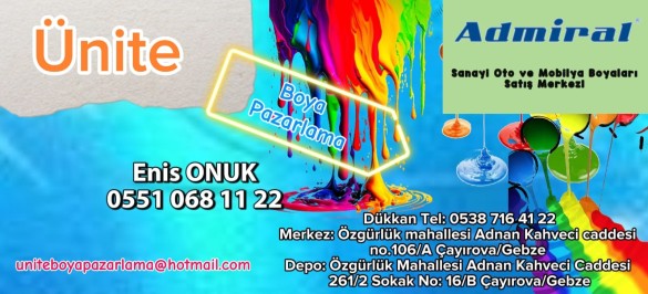 Ünite Boya Pazarlama Erhan Onuk