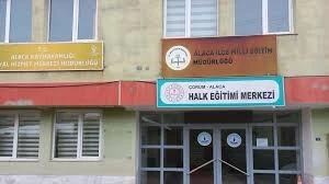 Alaca Halk Eğitimi Merkezi Ve Aso