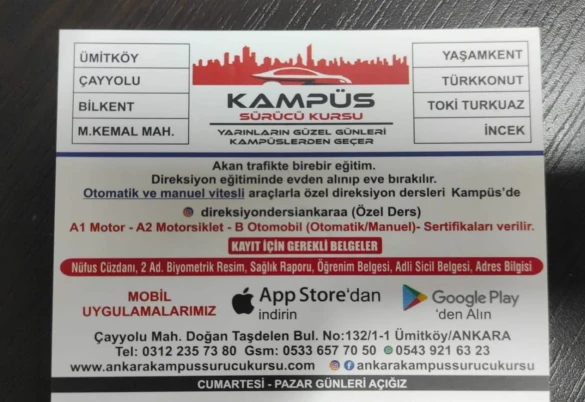 Ankara Kampüs Sürücü Kursu