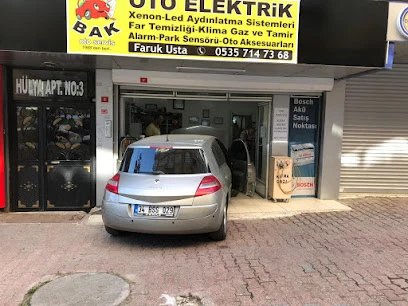 Bak Oto Elektrik Klima Bakım Onarım, Far Temizliği Akü, Aydınlatma Sistemleri Ve Far Merkezi Faruk Usta