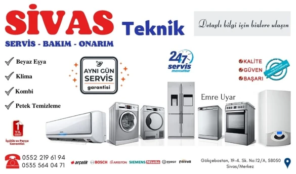 Beyaz Eşya Teknik Servis