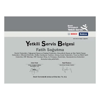Bosch Termoteknik Buderus Yetkili Servis
