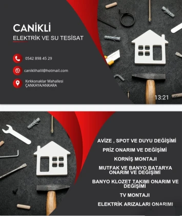 Canikli Elektrik Ve Su Tesisatı