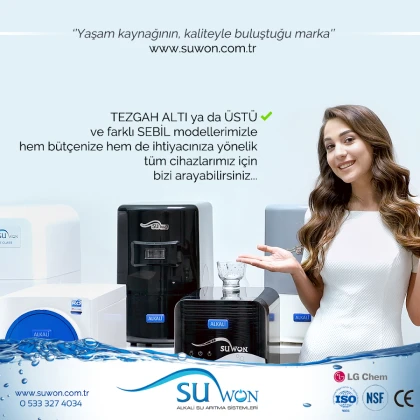 Denizli Su Arıtma Cihazı Fiyatları Ve Filtreleri -Suwon- Alkali Su Arıtma Sistemleri