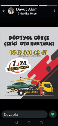 Dörtyol Gökçe Oto Kurtarma