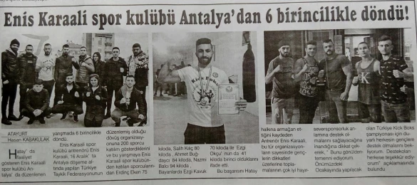 Enis Karaali Dövüş Sporları Eğitimi
