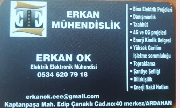 Erkan Mühendislik Elektrik Proje Taahhüt