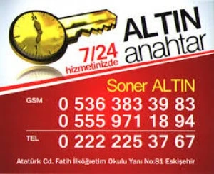 Eskişehir Çilingir Anahtar Altın Anahtar