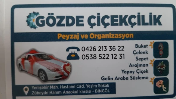 Gözde Çiçekçilik Organizasyon Ve Peyzaj