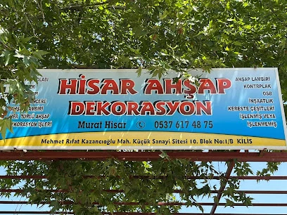 Hisar Ahşap Dekorasyon Kilis