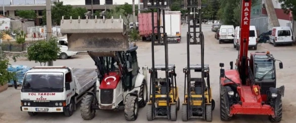 Karaman Başak Hafriyat Forklift Manitou & Yol Ya