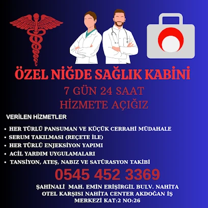 Özel Niğde Sağlık Kabini