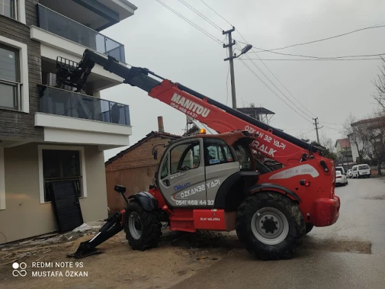 Özkan Manitou Vinç Kepçe Forklift Hafriyat