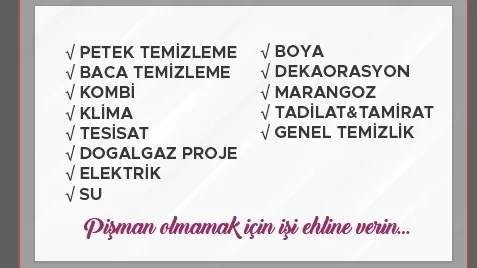 Petek@Baca Temizleme