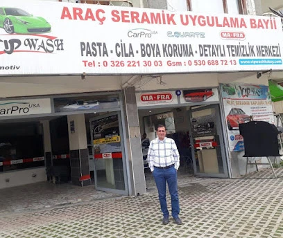 Vip Wash Seramik Kaplama Ve Uygulama Bayii - Hatay Pasta Cila Boya Koruma Araç Detaylı Temizlik