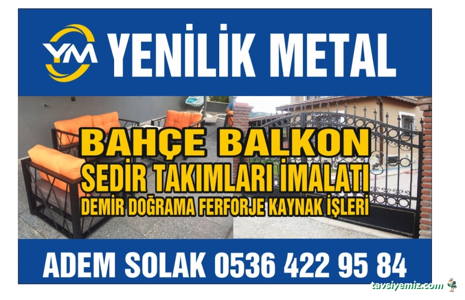 Yenilik Metal Demir Dograma