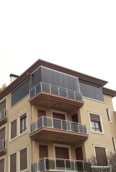 Arm Cam Balkon Giyotin Tente