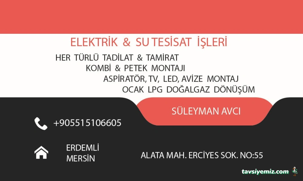 Erdemli Tesisatcısı