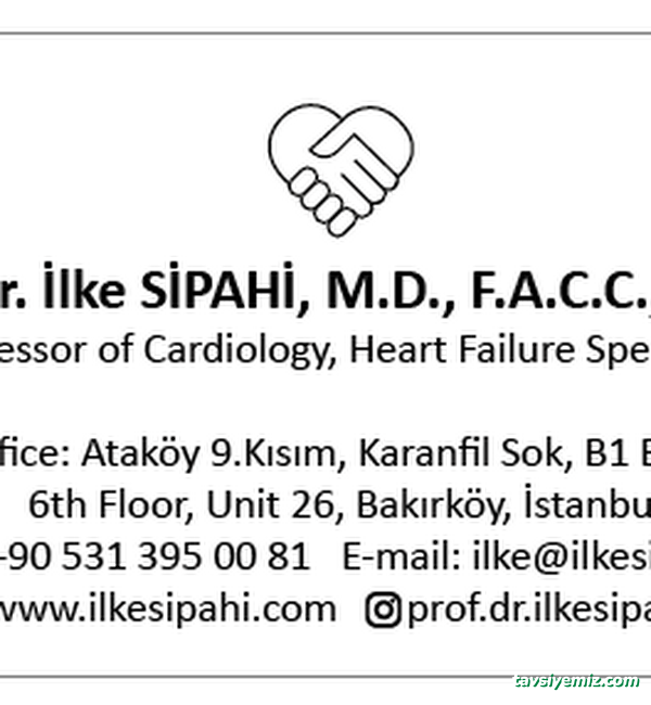 Prof. Dr. İlke Sipahi Muayenehanesi - Kardiyoloji Uzmanı