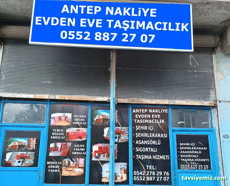 Antep Nakliye Şehir İçi Şehirler Arası Ev Ofis Taşımacılığı