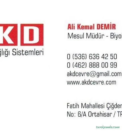 Trabzon Akd İlaçlama