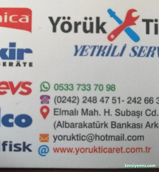 Yörük Ticaret Antalya (Arnica Fakir Korkmaz Delonghı Braun Ferre Nilfisk Yetkili Servisi)