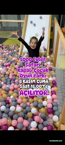 5000 Evler Safari Kapalı Çocuk Oyun Parkı
