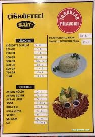 Meşhur Tabaklar Pilavcısı & Çiğköfteci Sait