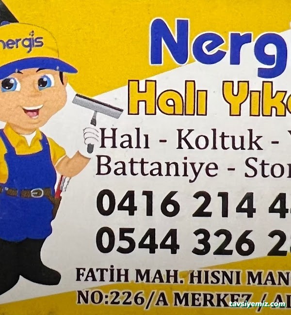 Adıyaman Nergis Halı Ve Koltuk Yıkama