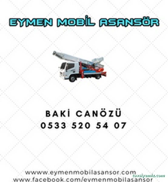 Eymen Mobil Asansör & Evden Eve Nakliye