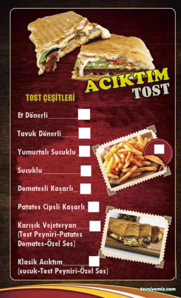 Acıktım Tost Salonu
