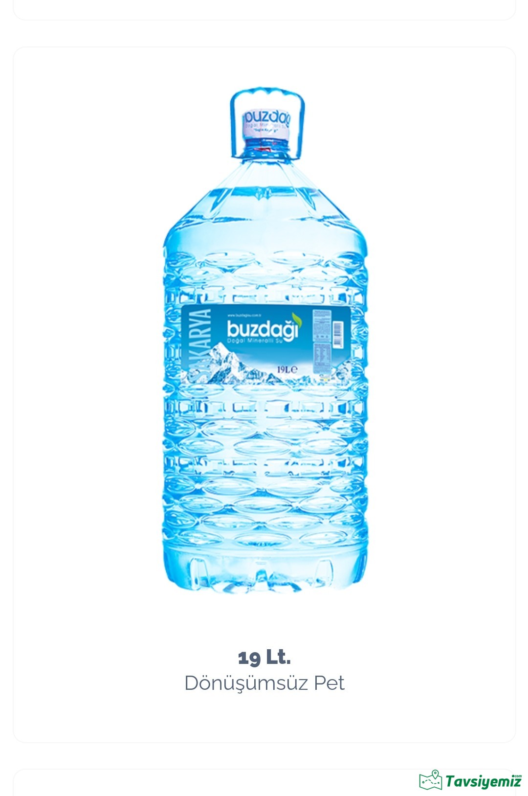 Buzdağı Su Çayyolu Bayii