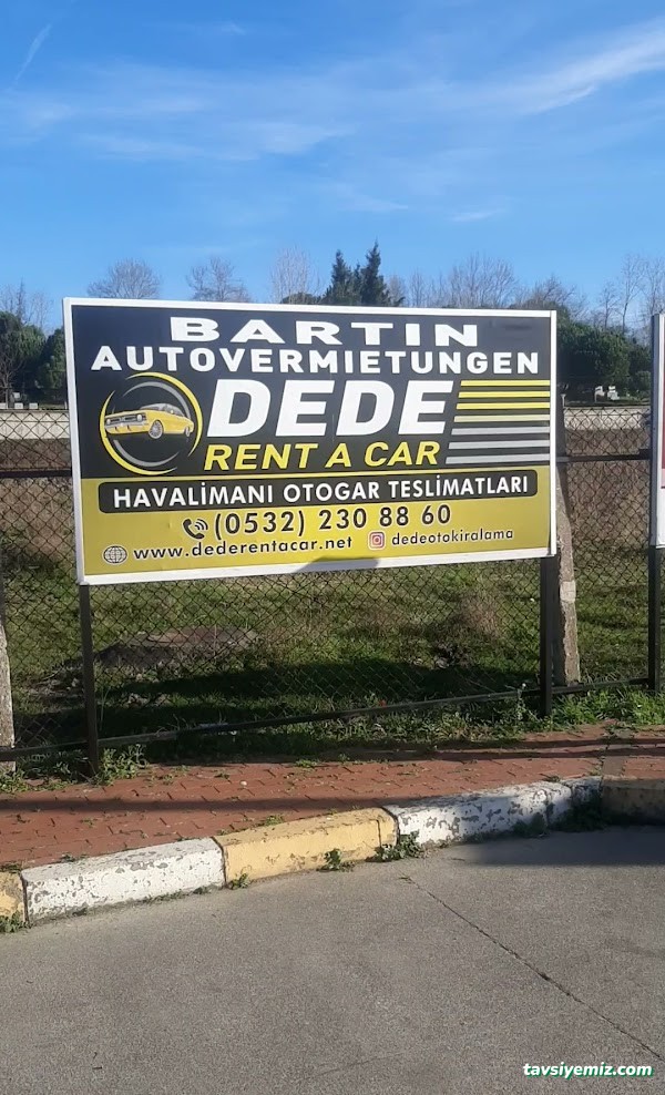 Dede Rent A Car Oto Kiralama Bartın