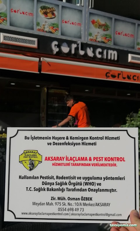 Aksaray İlaçlama Pest Kontrol