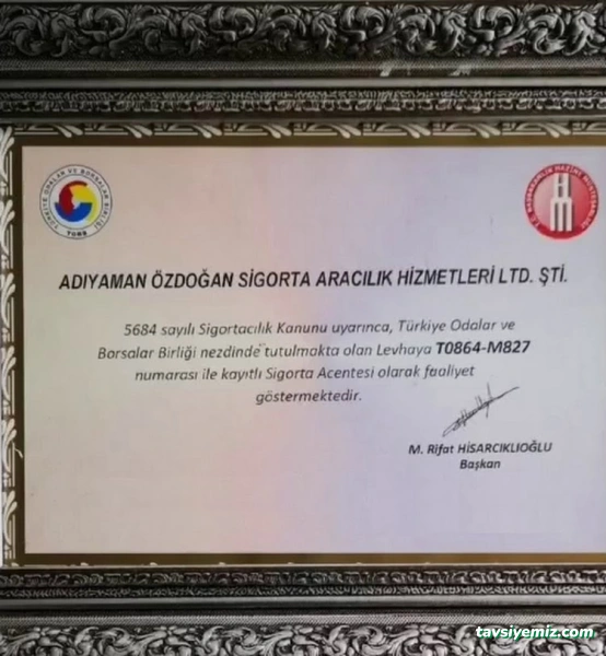 Adıyaman Özdoğan Sigorta