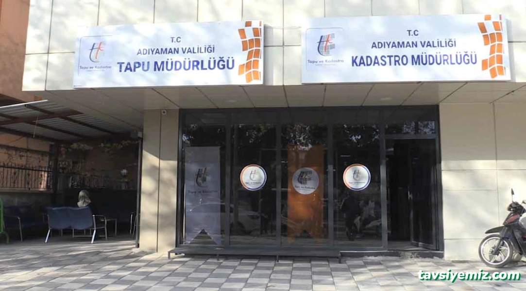 Adıyaman Tapu Müdürlüğü