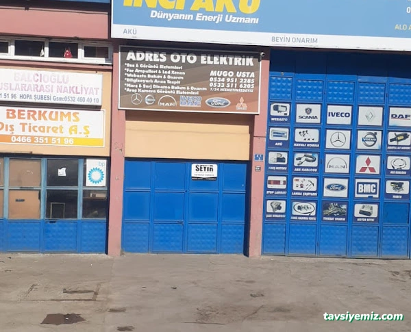 Adres Oto Elektrik Elektronik