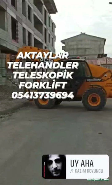 Ağrı Aktaylar Telehandler Forklift Vinç Hizmetleri Ağrı Merkez